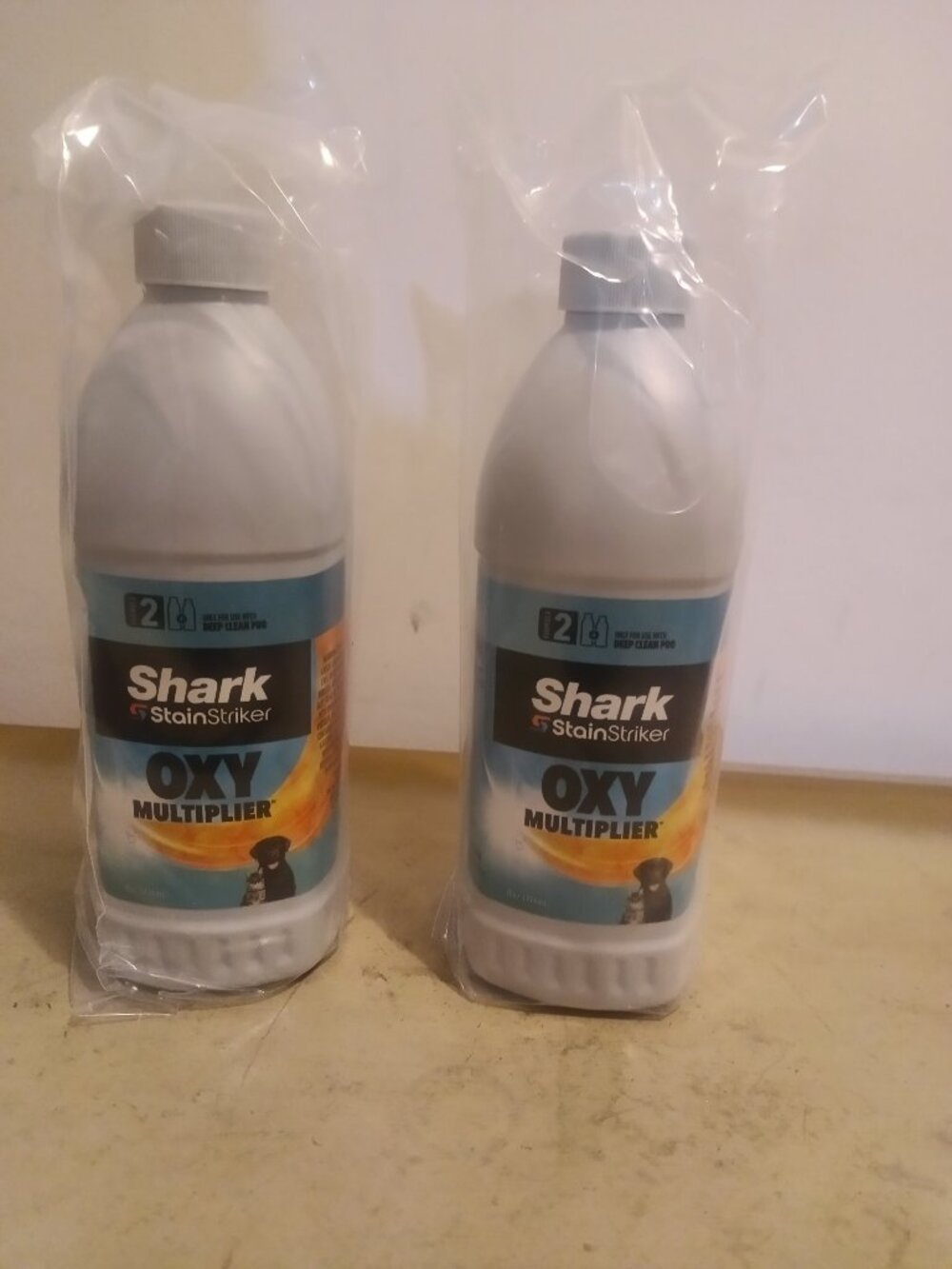 Lot of 2 New Shark CarpetXpert StainStriker OXY Multiplier 16 OZ (474ml) Bottles
